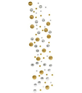 Simplicity Gold and Silver Circle Studs Iron On Transfer