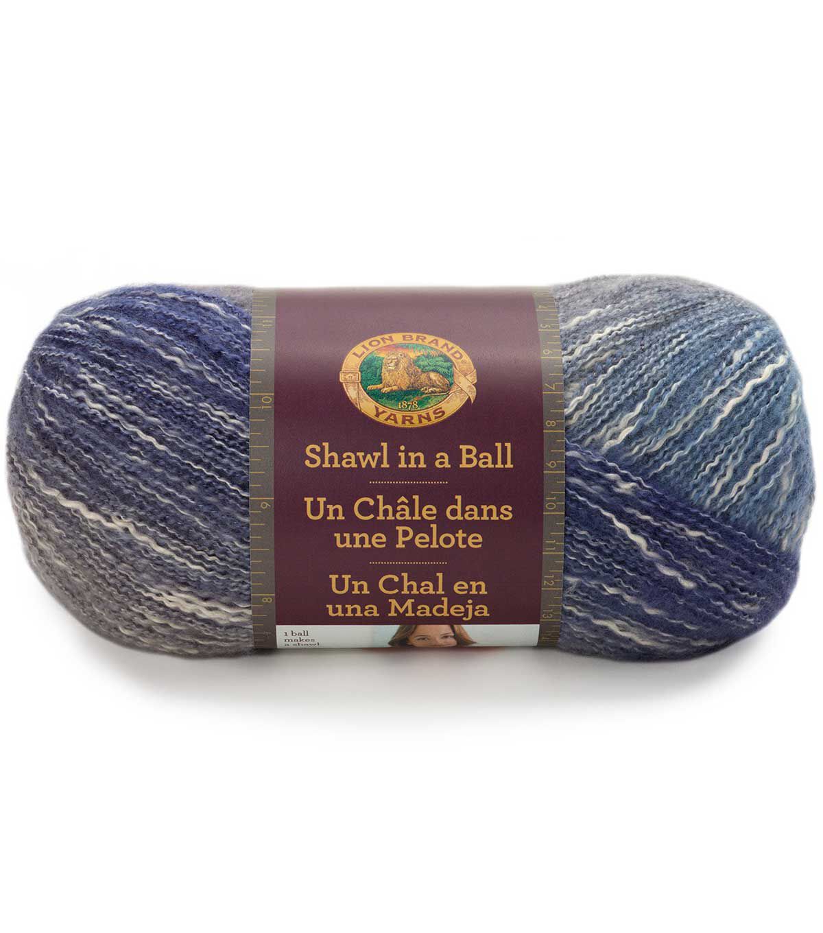 Lion Brand Shawl In A Ball 481yds Worsted Cotton Yarn