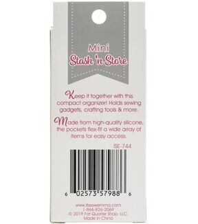 It's Sew Emma 2 x 4 Oh Sew! Gray Organized Stash N Store
