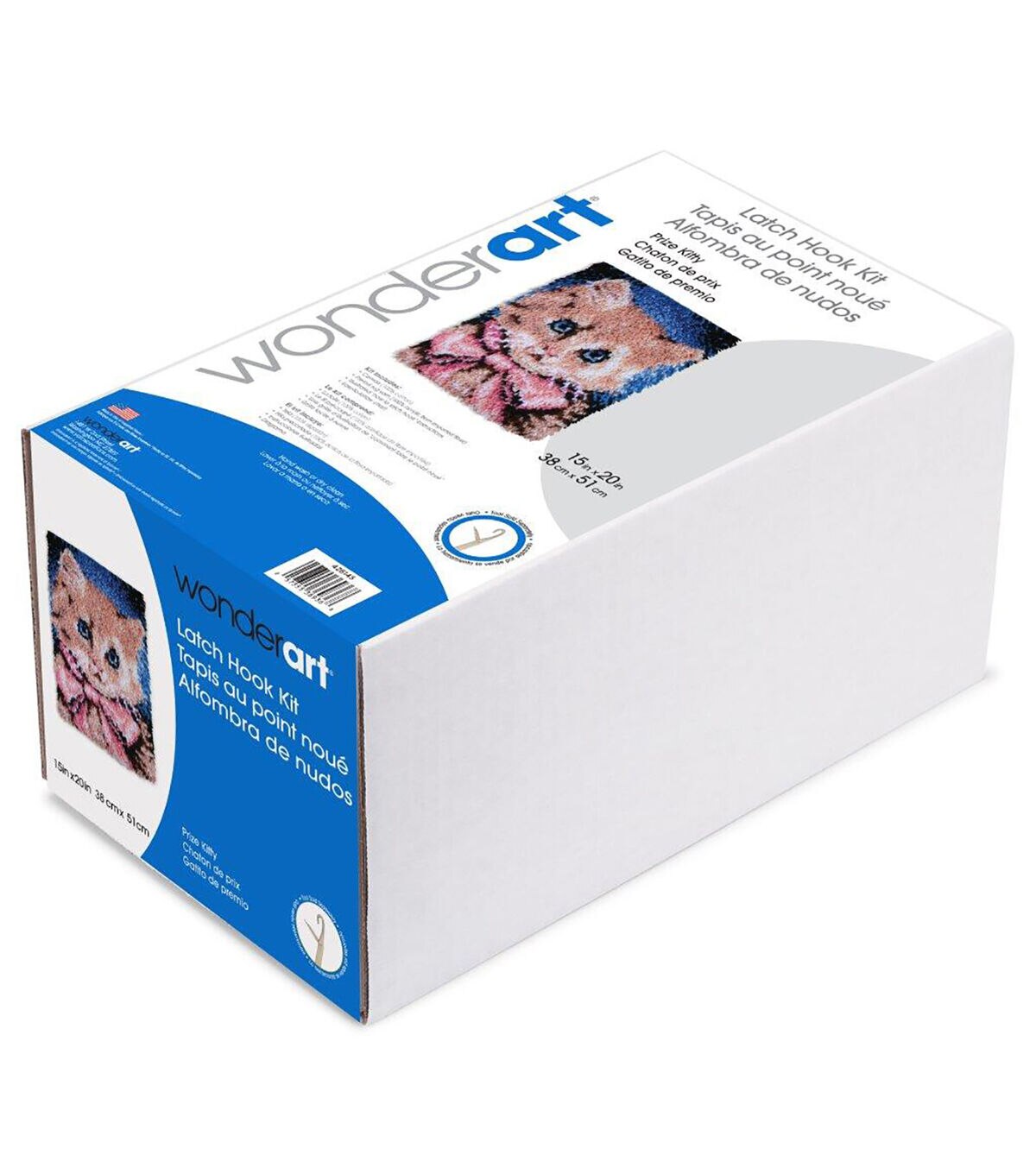 Wonderart Latch Hook Kit 15X20 Prize Kitty