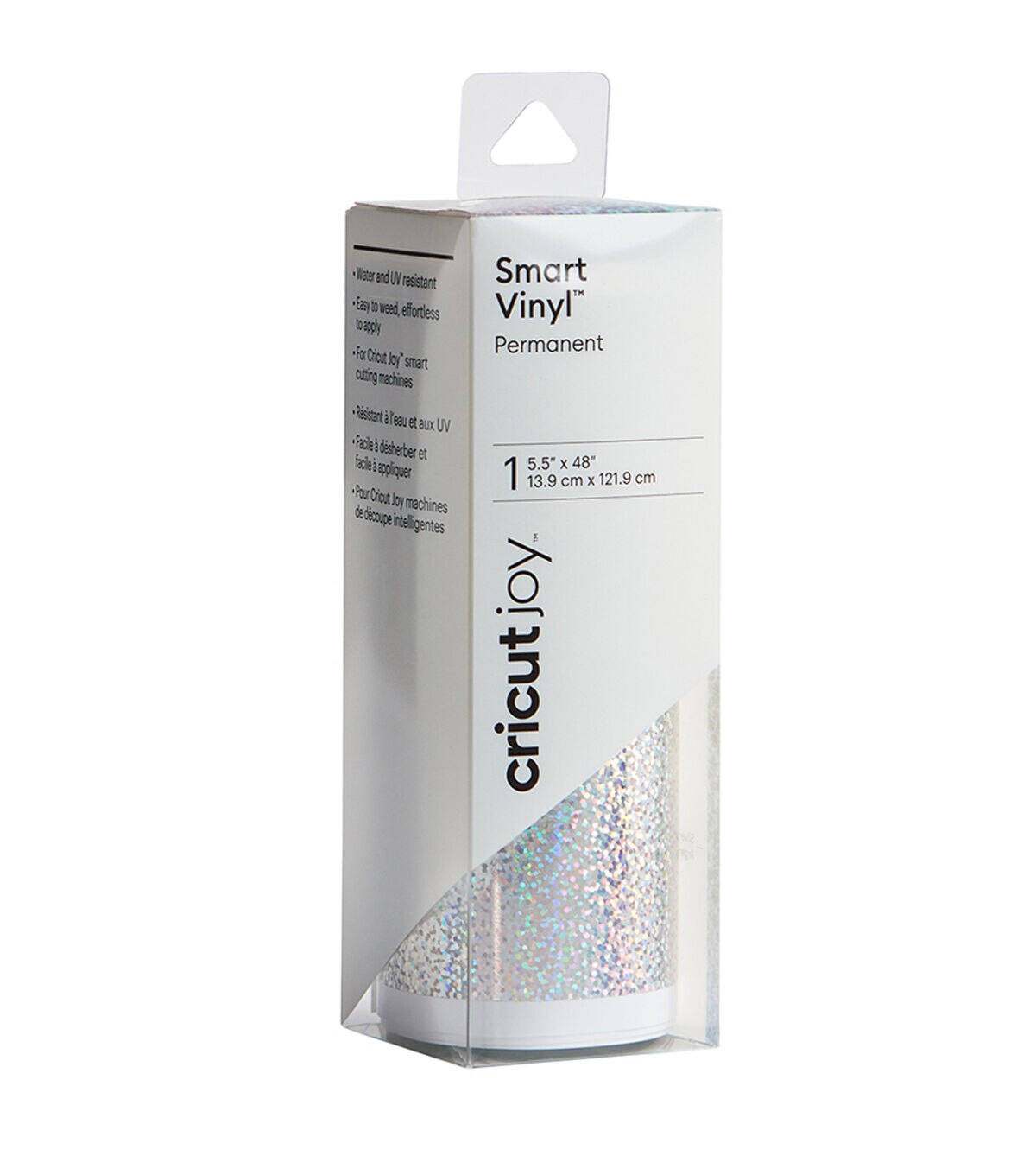 Cricut Joy 5.5 x 48 Holographic Sparkle Permanent Smart Vinyl Roll