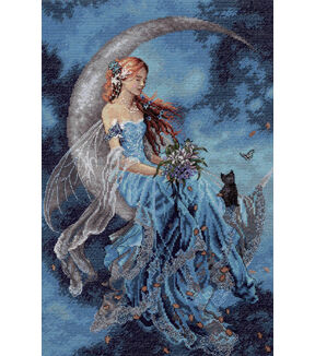 Dimensions 10 x 15 Wind Moon Fairy Counted Cross Stitch Kit
