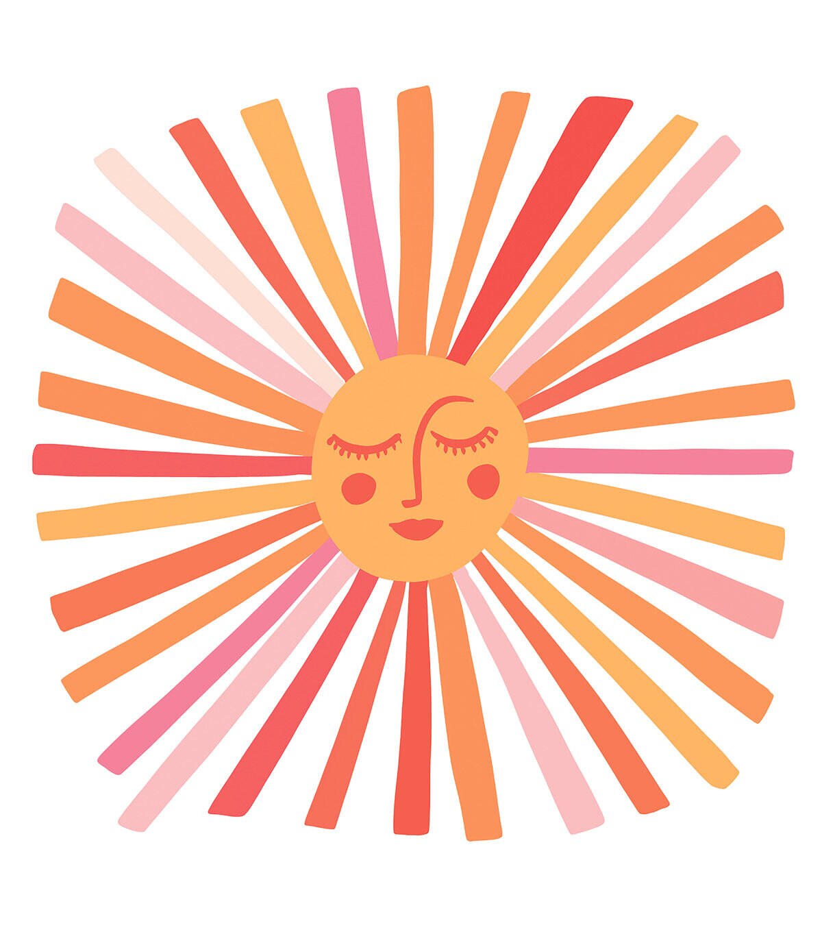 RoomMates Catcoq Sunshine Peel & Stick Giant Wall Decal Wallpaper