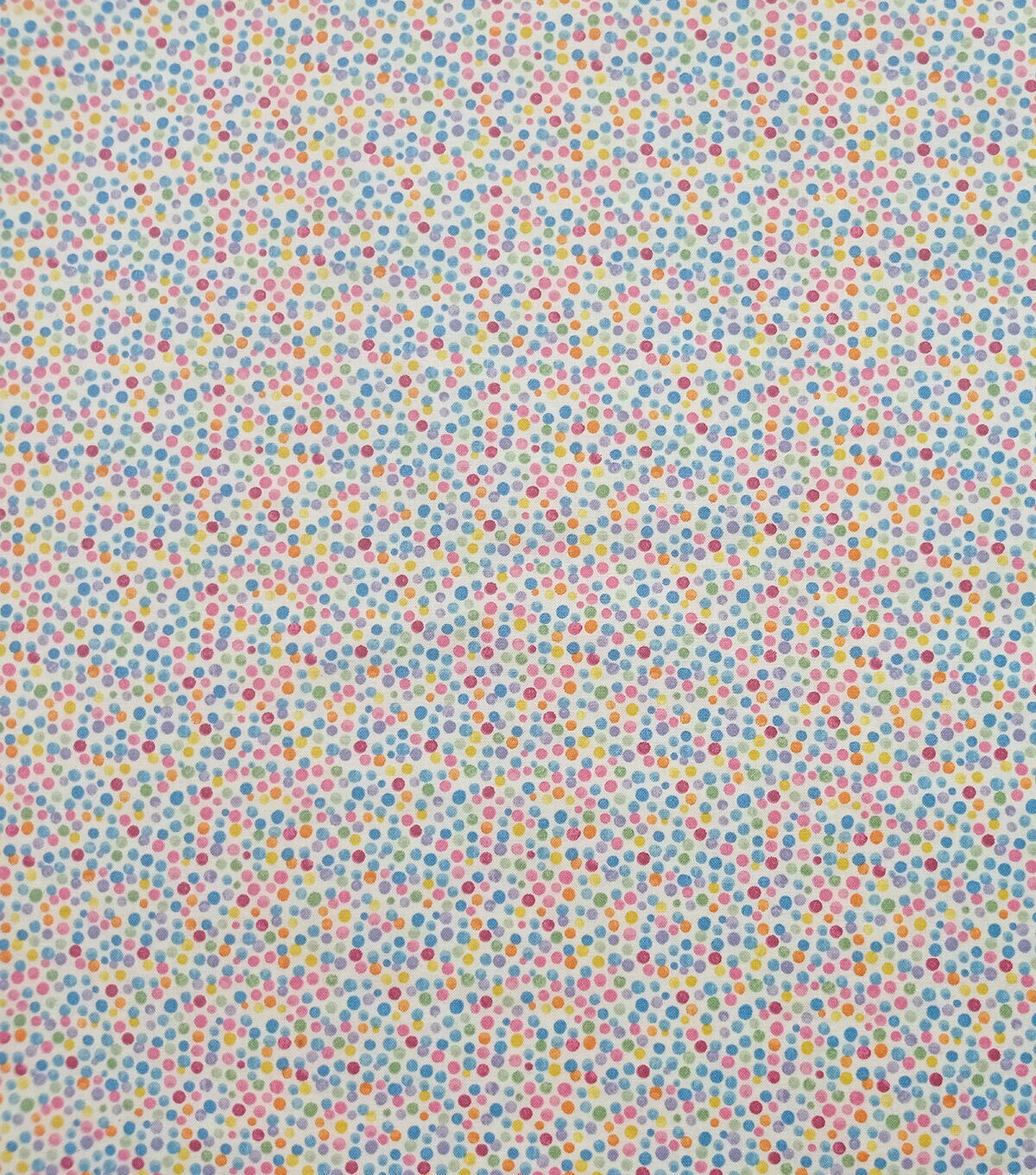 Multicolor Watercolor Dots Cotton Fabric by Keepsake Calico