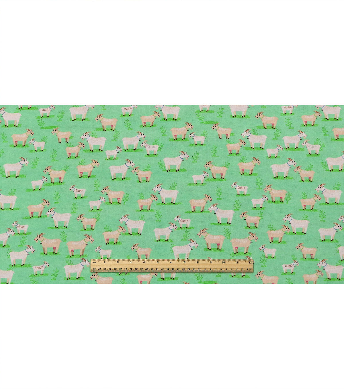 Goats Super Snuggle Flannel Fabric