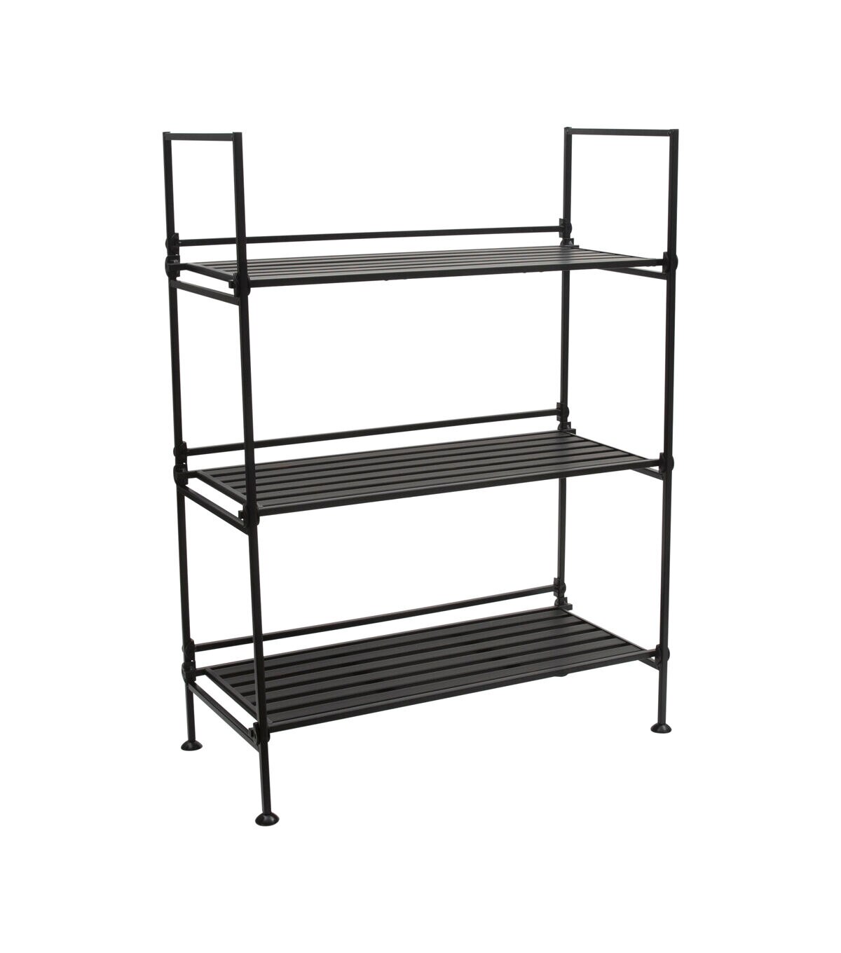 Organize It All 25 x 34 Espresso 3 Tier Freestanding Shelf