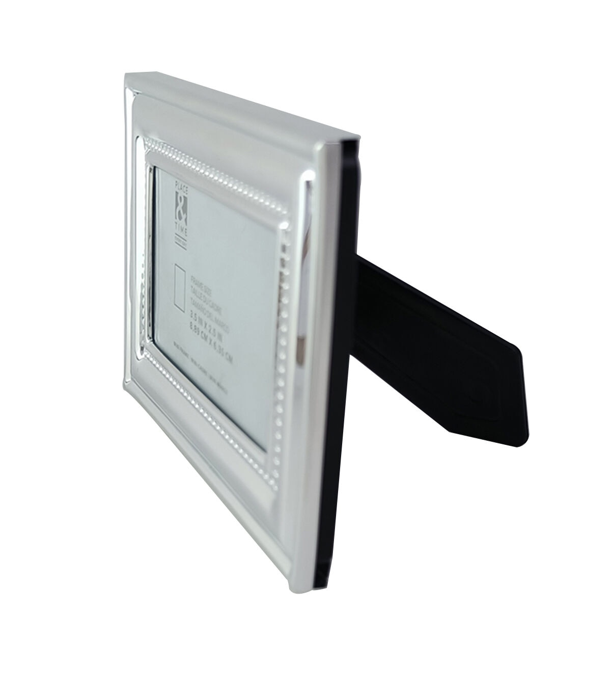 3.5 x 2.5 Silver Metal Tabletop Picture Frame by Place & Time