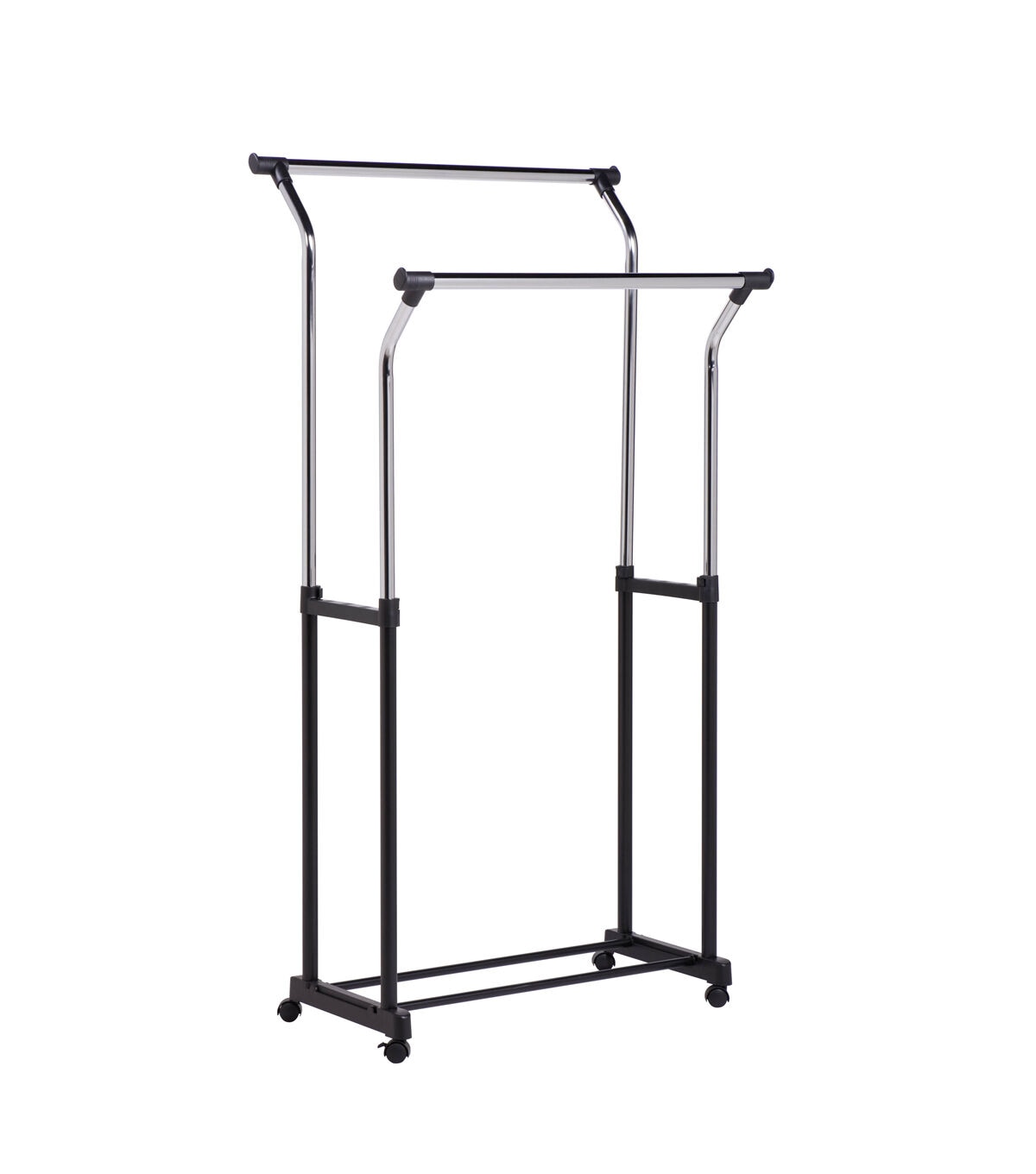 Honey Can Do 67 Chrome Heavy Duty Double Hanging Garment Rack