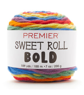 Premier Yarns Sweet Roll Bold 109yds Super Bulky Acrylic Yarn