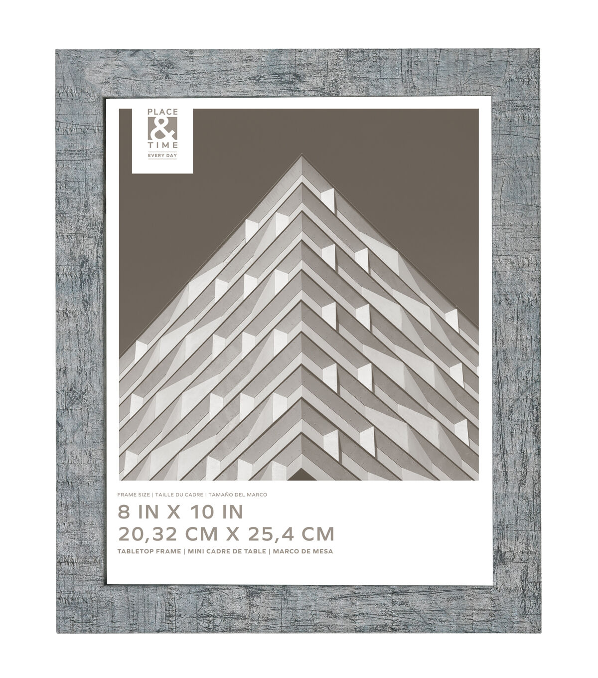 8 x 10 Distressed Navy Coastal Tabletop Picture Frame by Place & Time