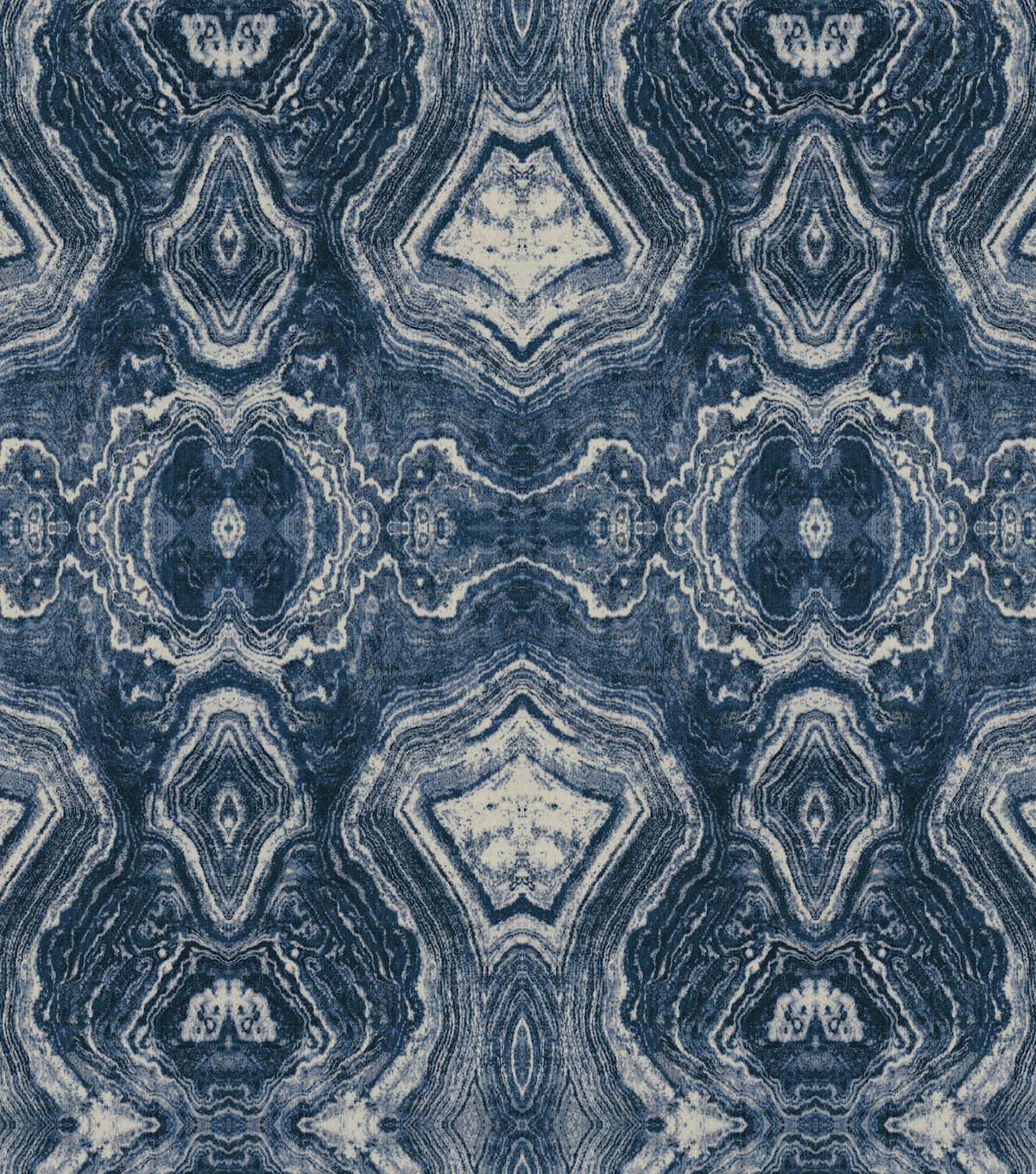 Surface Style 20.5' x 18' Indigo Mineral Springs Peel & Stick Wallpaper