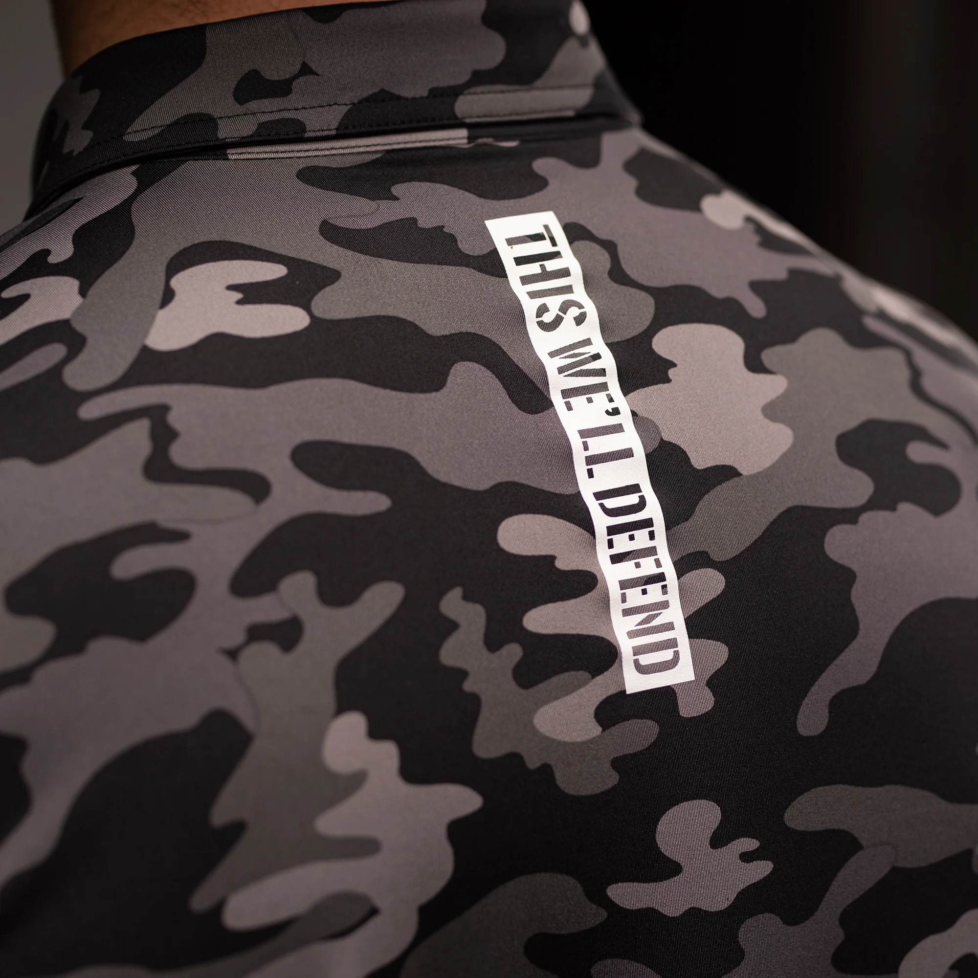 Men's Polo - Black Camo