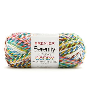 Premier Yarns Serenity Chunky Candy 109yds Bulky Acrylic Yarn