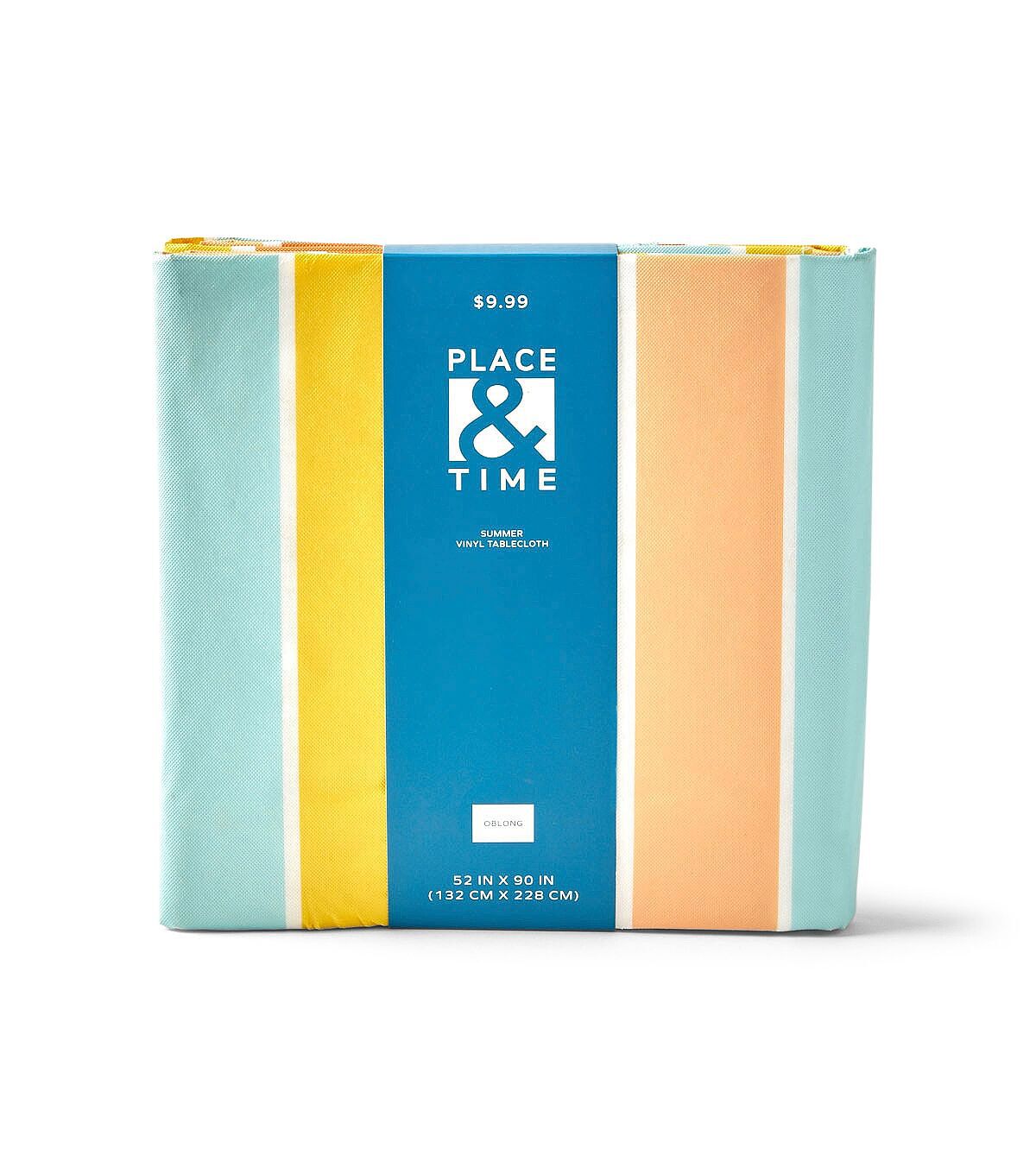 52 x 90 Summer Resort Stripe Tablecloth by Place & Time