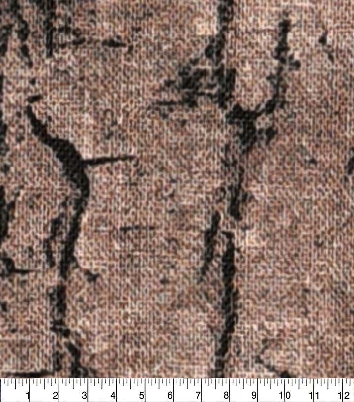 Dark Brown Tree Bark Texture Cotton Fabric by Keepsake Calico