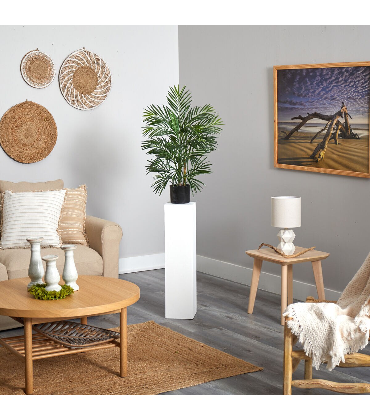 Nearly Natural 2.5ft. Areca Palm UV Resistant (Indoor/Outdoor)