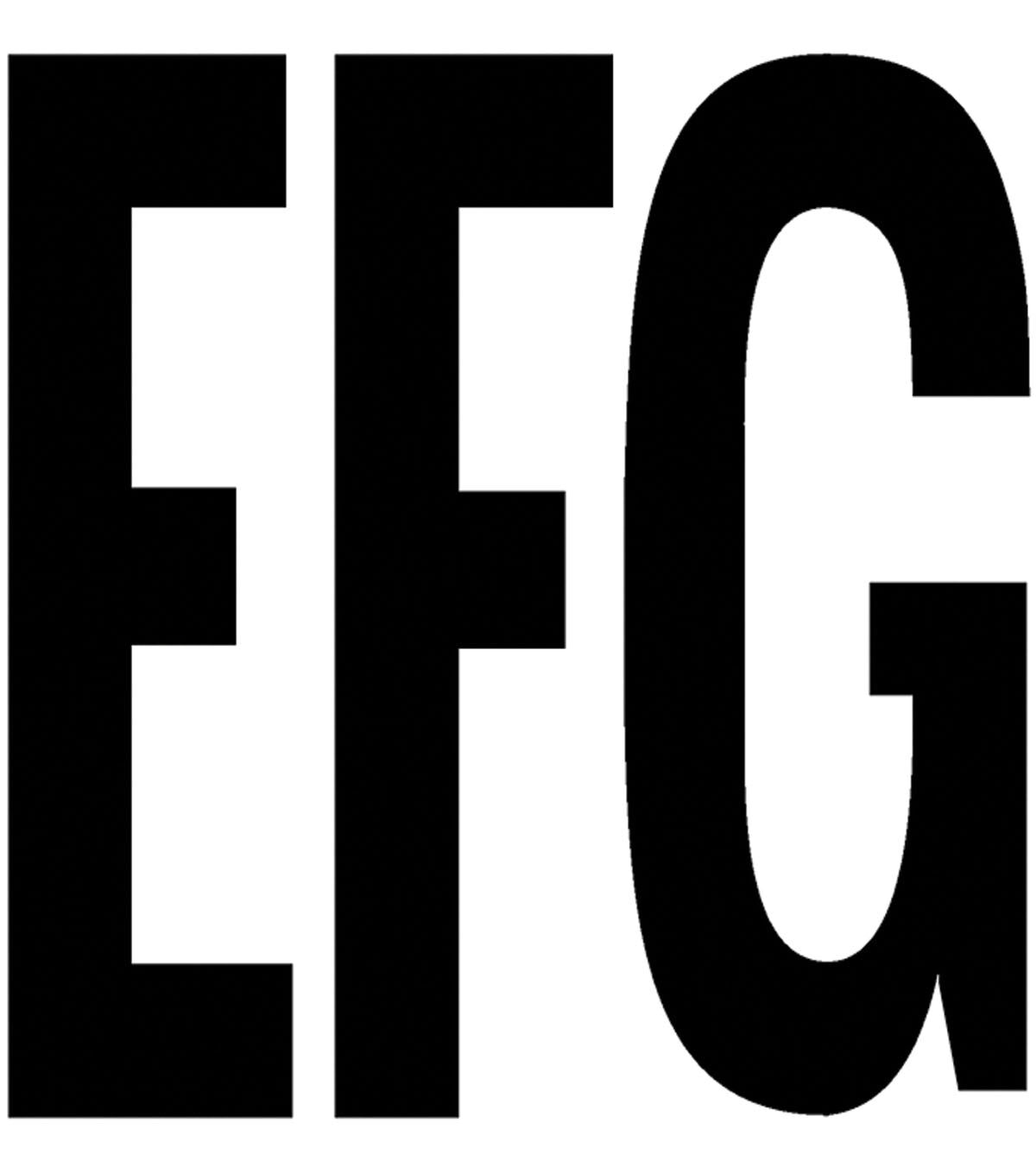 Duro Decal 94 Pk 6'' Permanent Adhesive Vinyl Letters Black