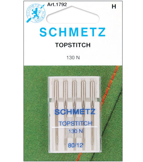 Schmetz Topstitch Needles Machine Needles 5 pk Size 12/80