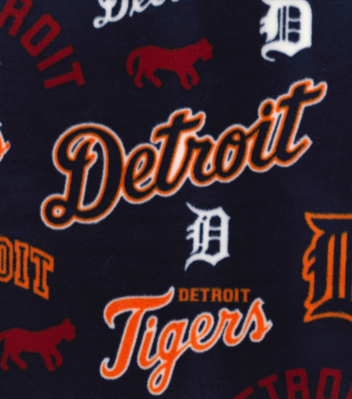 Fabric Traditions Detroit Tigers Fleece Fabric Cooperstown