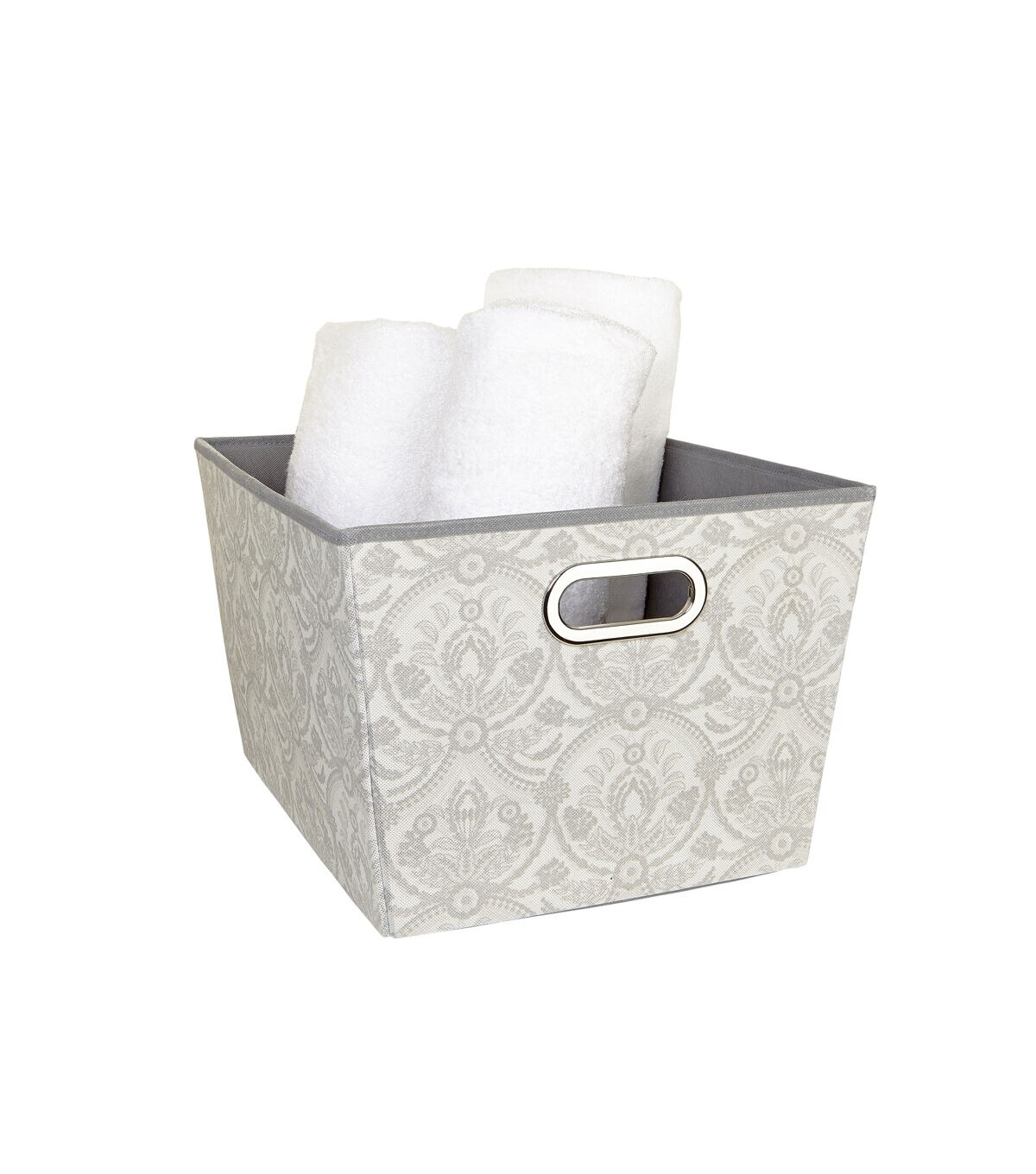 Laura Ashley 16 x 10 Almeida Grommet Storage Bin With Handles