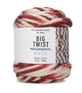 Winter 65yds Super Bulky Acrylic Blend Yarn by Big Twist