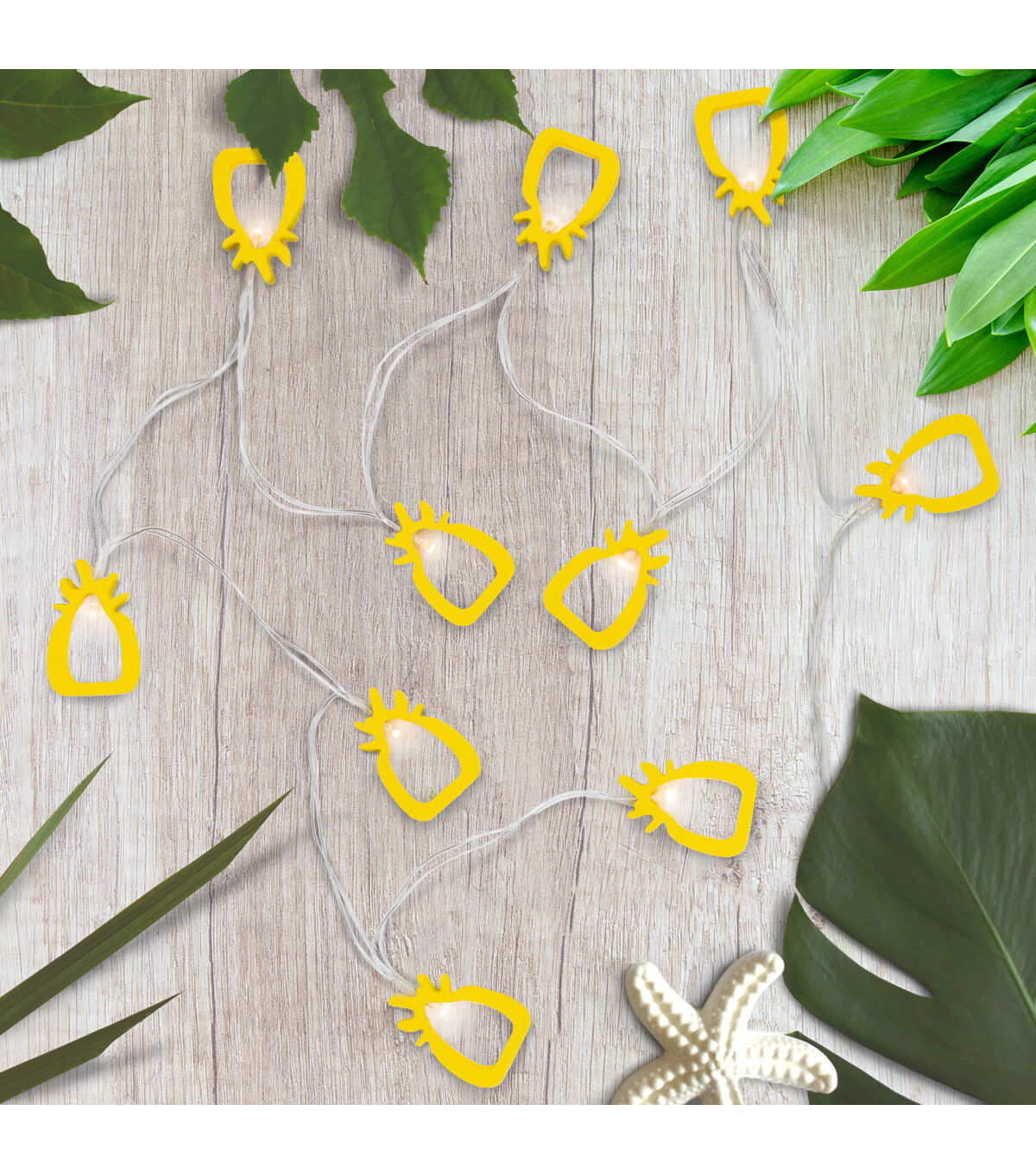 Northlight 10-Count LED Pineapple Fairy Lights - Warm White