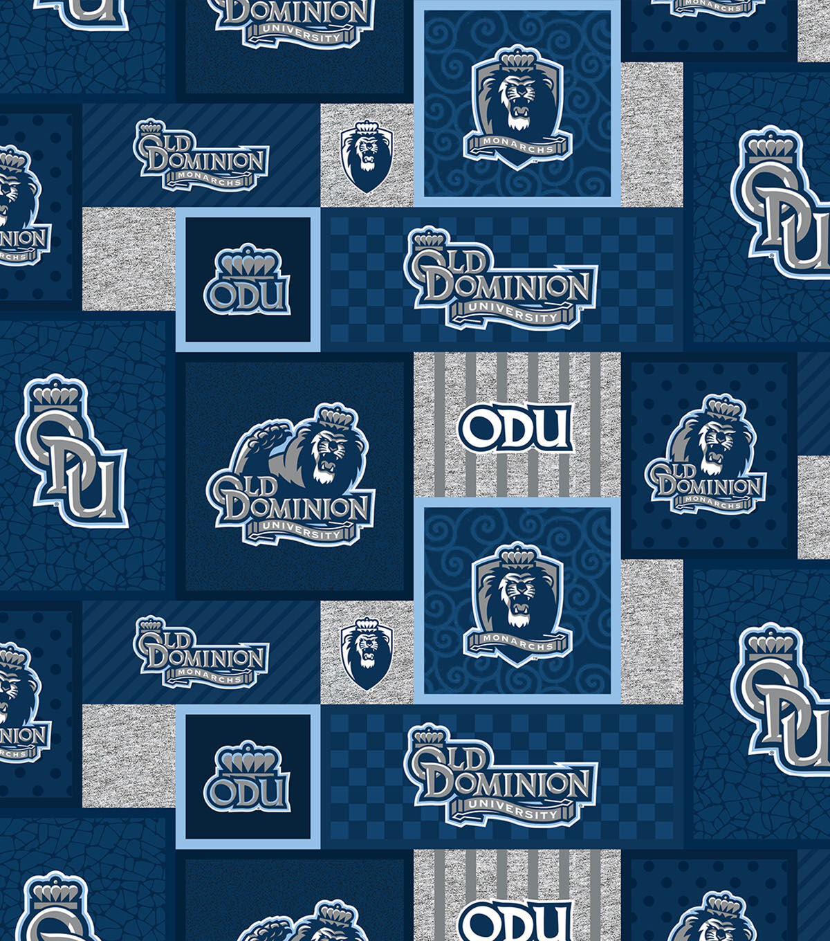 Old Dominion University Monarchs Fleece Fabric College Patch