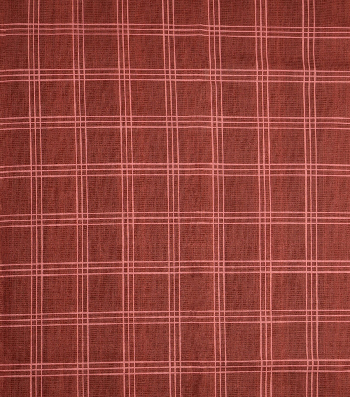 Red Tapestry Plaid Quilt Cotton Fabric by Keepsake Calico
