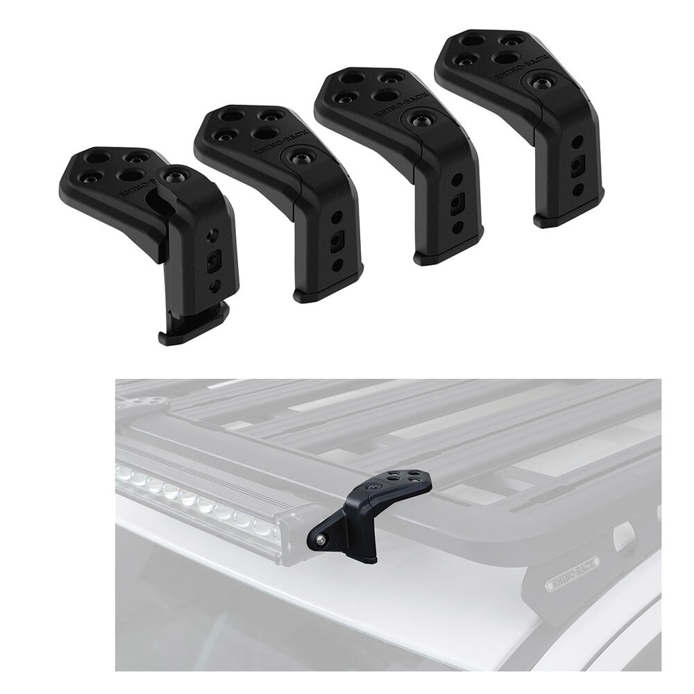 Rhino Rack Stow It Starter Kit And Light Bar Adaptor Set