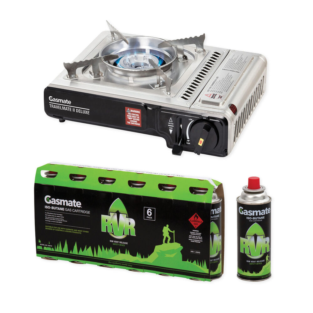 Gasmate Travelmate Deluxe Ii Butane Stove Set
