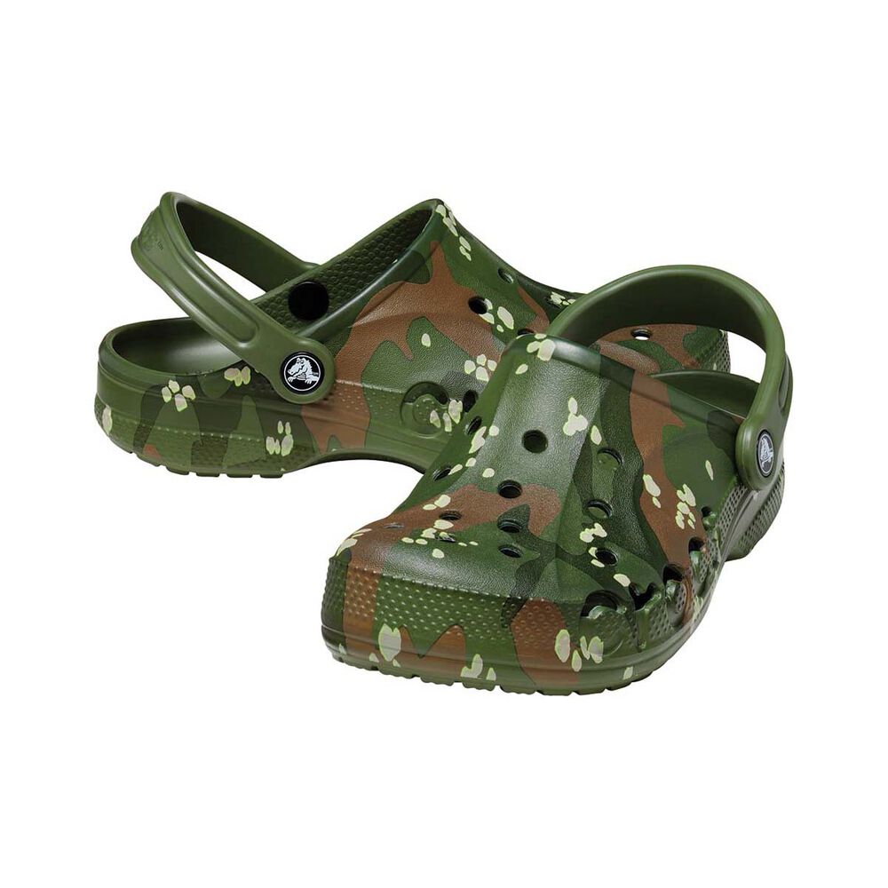 Crocs Unisex Seasonal Print Baya Clogs M7/W9