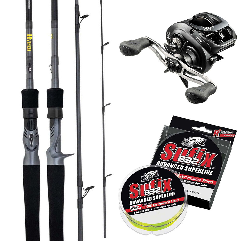 Daiwa Barra Rod Reel And Sufix Line Set