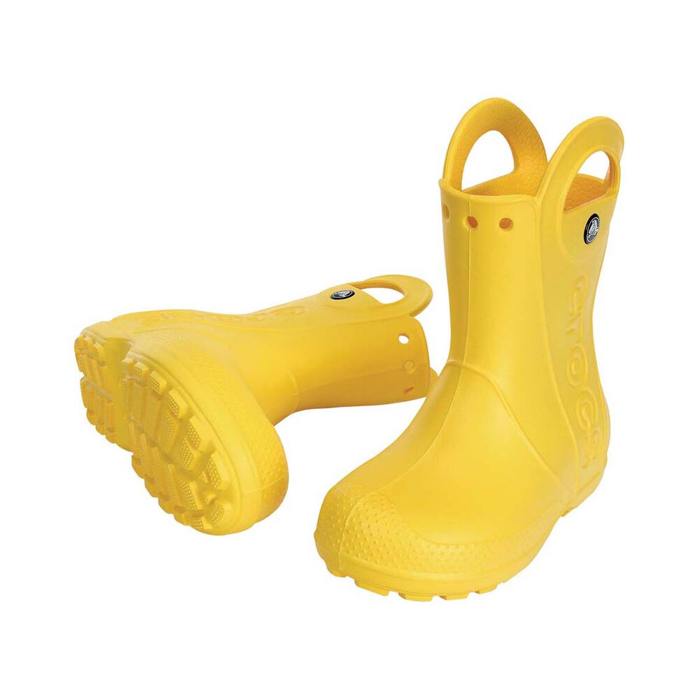 Crocs Kids' Handle It Rainboots Yellow